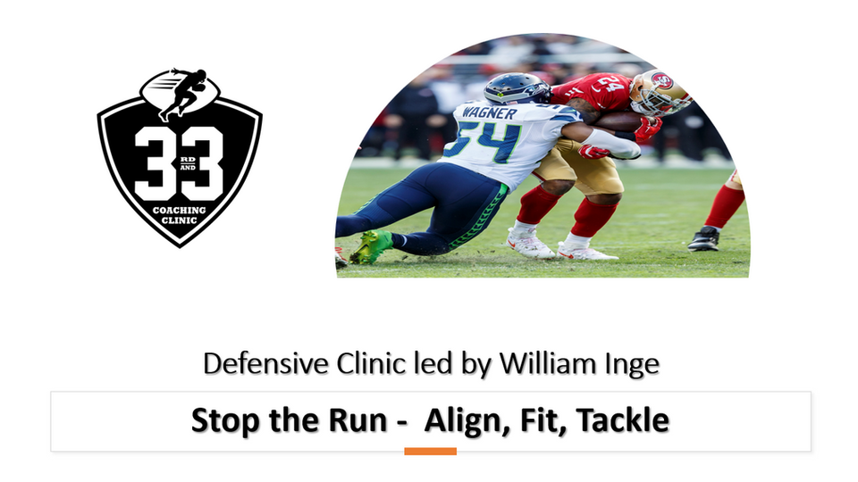 Stop the run - align, fits, tackling